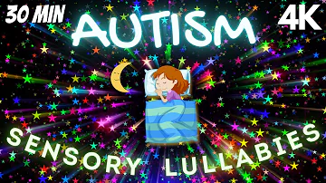 4k-Autism Calming Sensory Music Bedtime Lullaby Stars