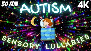 4k-Autism Calming Sensory Music Bedtime Lullaby Stars