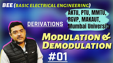 Electronics Engineering Basics II Modulation II AKTU, MMTU, MAKAUT, SPPU, MUMBAI UNIVERSITY- 2024