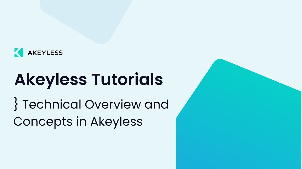 Technical Overview and Concepts in Akeyless - YouTube