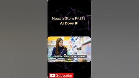 Build a Store in Minutes with AI? 🚀| #ai #ecommerce #online #youtubeshorts #shortsfeed #openai