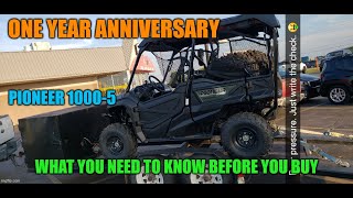 Honda Pioneer 1000-5 EPS Year Review 2019 (Know before you buy, Spend money Wisely!!!)