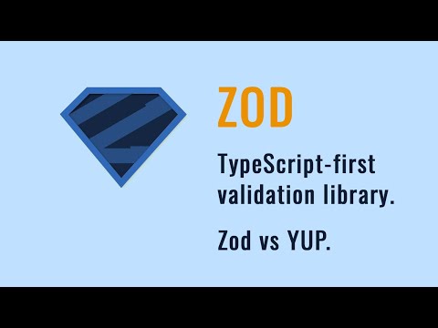ZOD: an overview of a TypeScript-first validation library