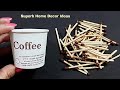 3 amazing home decor ideas using coffee cups and match sticks  diy crafts using waste material