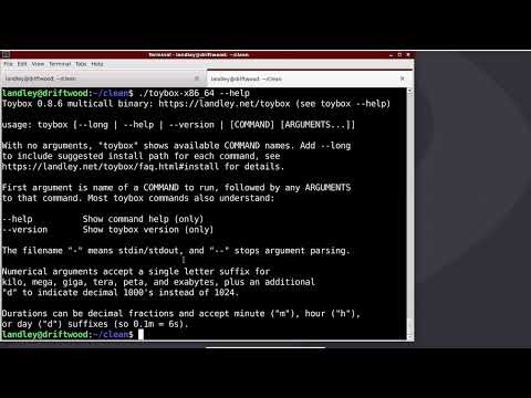 Downloading and using prebuilt toybox binaries.