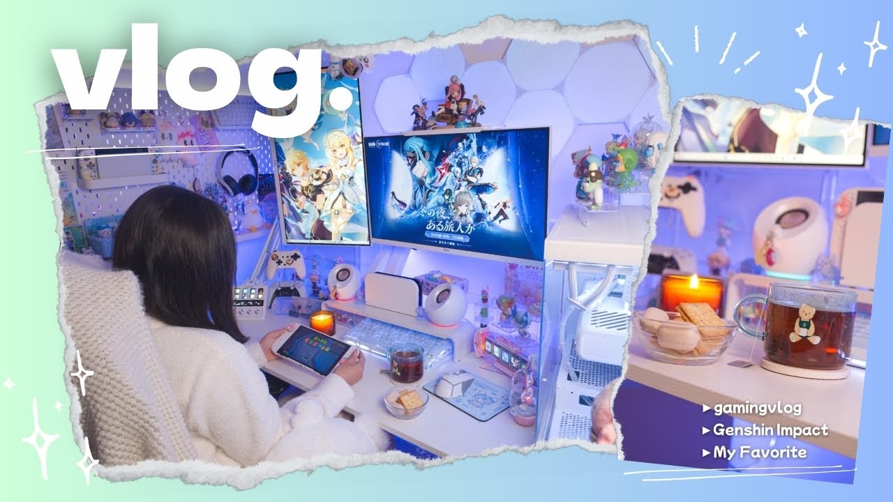 vlog｜【原神】新アプデ情報をチェック！【無印良品】最近ハマっているものを紹介♪