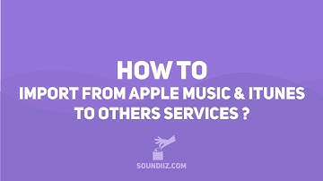 Soundiiz: HOW TO import from iTunes Apple Music to other services