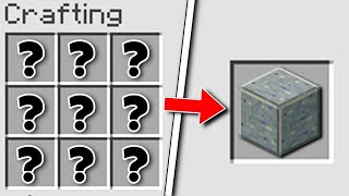 Minecraft: How to Craft Polished Andesite (10 Second Crafts)