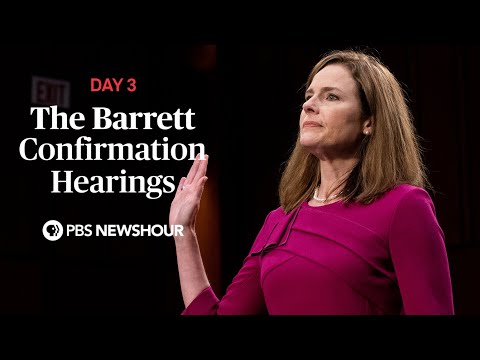 WATCH LIVE: Judge Amy Coney Barrett Supreme Court confirmation hearings - Day 3