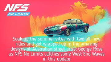 Need For Speed™ No Limits - West End Waves | NEW CARS, NEW WRAPS, A NEW...SUV?!?