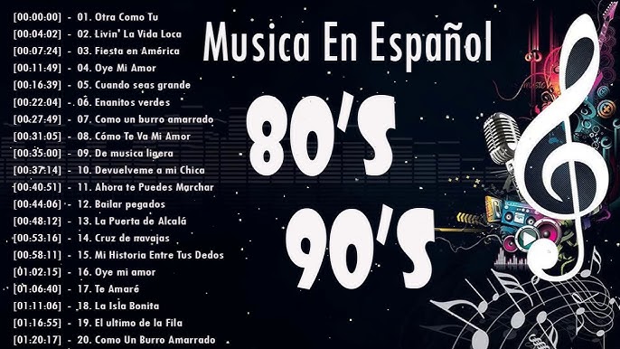 Las 100 Mejores Canciones Del Pop Español
