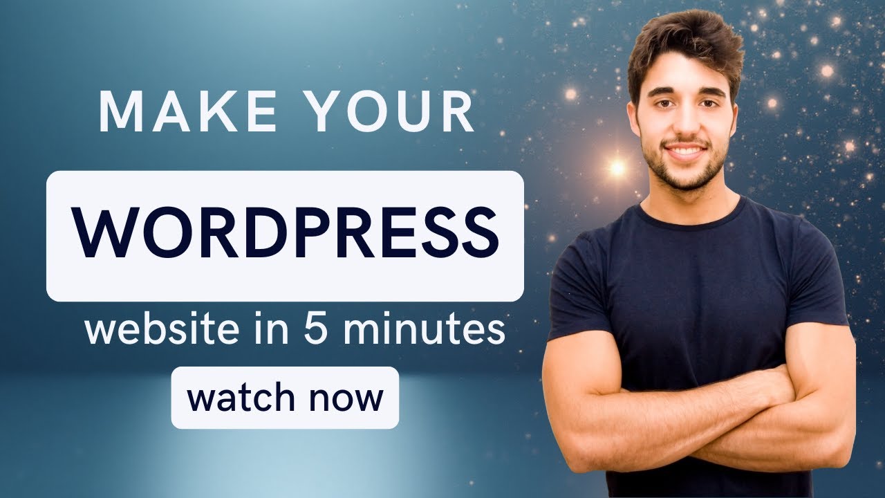 How to Build a WordPress Site in Under 5 Minutes - YouTube