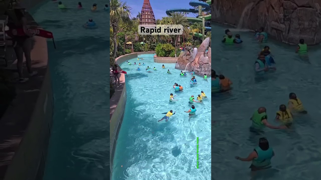 Lazy Rapid river at Volcano Bay