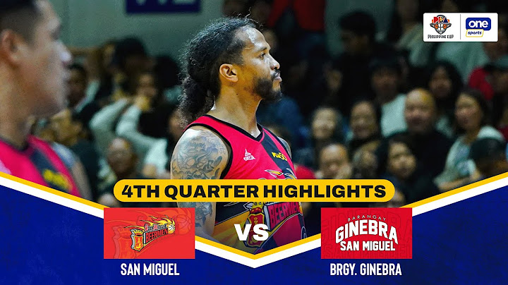 SAN MIGUEL vs. BRGY. GINEBRA | 4TH QUARTER HIGHLIGHTS | SEMIFINALS G7 | PBA SEASON 49 PHILIPPINE CUP