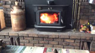 Buck 91 Catalytic Wood Stove installed 2014 - YouTube