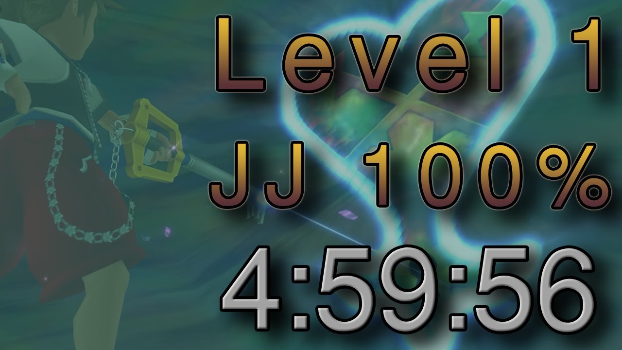 Kingdom Hearts: Final Mix [PS4] - Jiminy's Journal 100% (Level 1) Speedrun in 