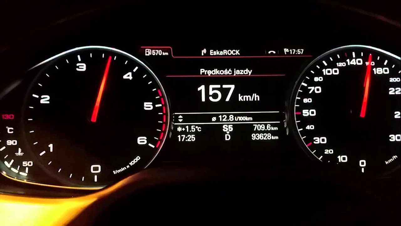 Audi A8 4.2TDI D4 UNITRONIC Stage1 60-200 Acceleration