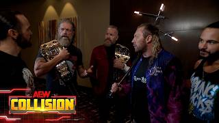 Cage Cope confront The Elite AEW Collision 26