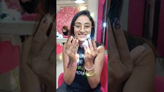 Sangeetha Sringeri Nails Makeover in Shivaji surathkal 2 | Cosmic Lashes and Nails | Bangalore