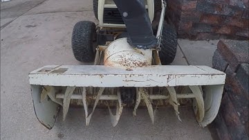 Cub Cadet 2284 Tractor Project Part 2 - Installing the Snowblower