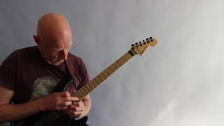 Sweep picking - Tapping - Slide - Tapping - Cross hands technique