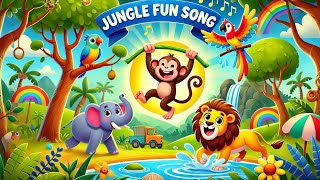 Jungle Fun Song For Kids| Kids Songs \u0026 Nursery Rhymes| Toddlers Fun |Super Simple Songs