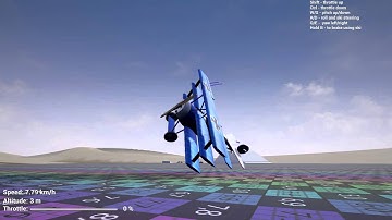 Machinery Modelling Toolkit: Fokker Dr.I - successeful flight and one out of 3 landing