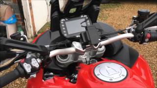 Multistrada sat nav GPS cable finding and fitting