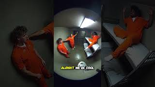 Prison Cell Fight Caught on Camera 😳 Guards Yell to Stop