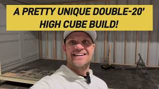 CHECK OUT THIS UNIQUE DOUBLE-20’ SHIPPING CONTAINER BUILD! WITH A DECK! #shippingcontainer #tinyhome by Simple Shipping Containers  587 views 2 months ago 3 minutes, 3 seconds