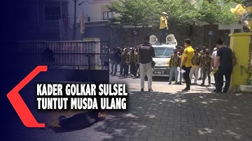 Kader Golkar Sulsel Tuntut Musda Ulang