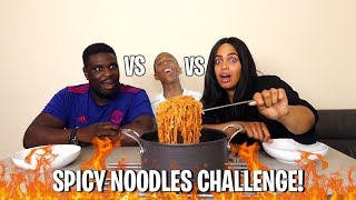 EXTREME PARENTS vs SON SPICEY Noodle Challenge!