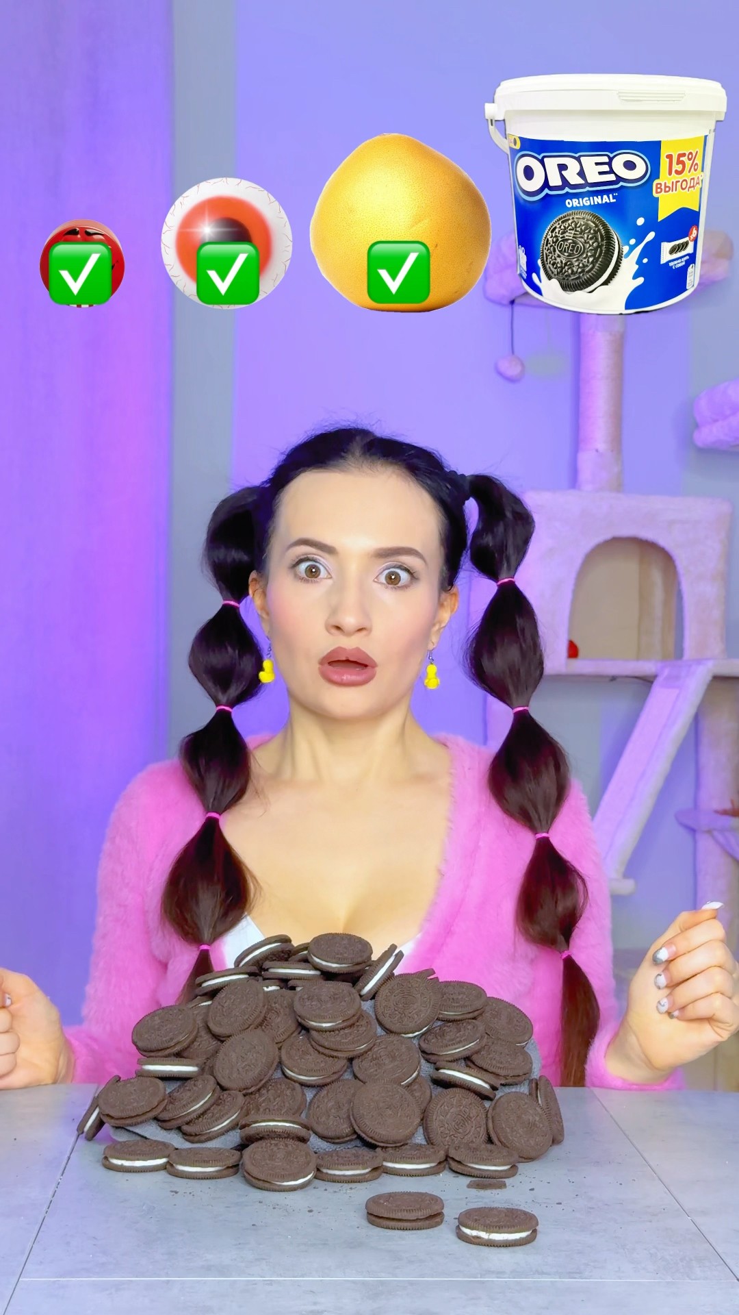 From Small M\u0026M’s To Giant Oreo #katebrush #viral #shorts