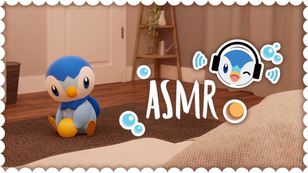 公式 Asmr おやすみポッチャマ Hanging Out With Piplup Youtube