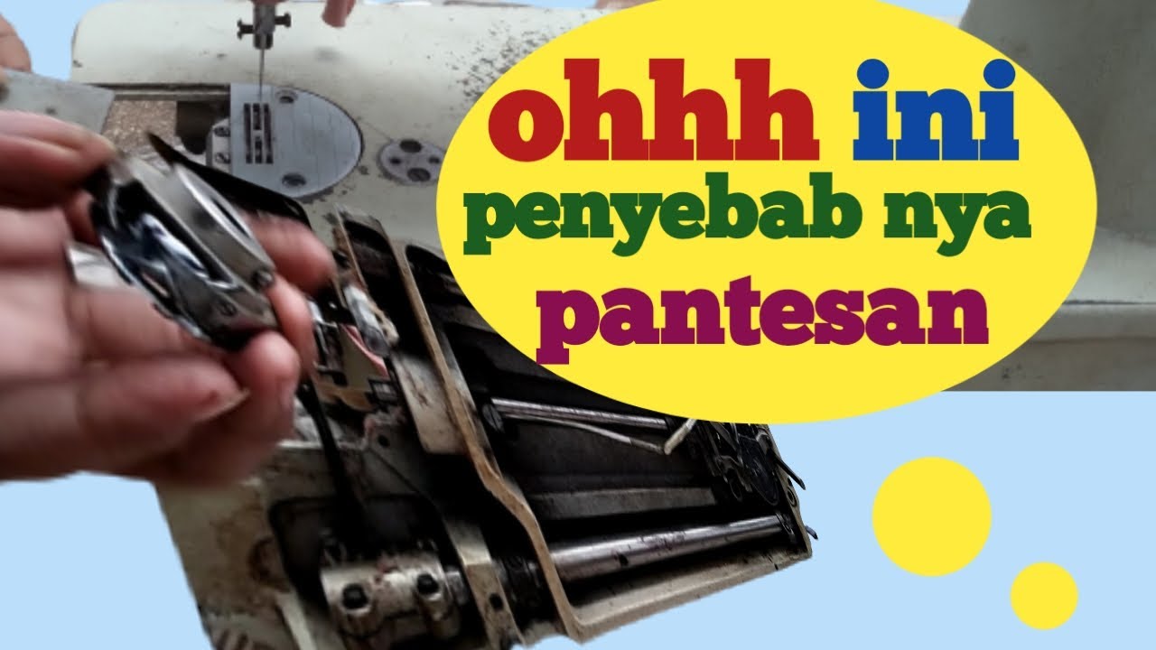 mesin jahit putusan jalan nya loncat sering tumpul jarum