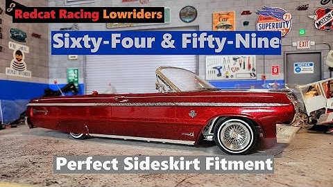 Redcat Lowriders PERFECT Sideskirt Fitment Sixty-Four and Fifty-Nine