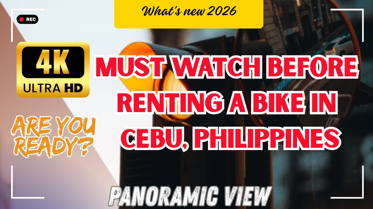 Must Watch Before Renting a Bike in Cebu, Philippines | Heavy Traffic Reality