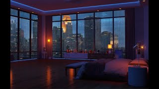 River Flows In You 1 hour Relaxing Piano with Rain on Tent Sound for Sleep, Study