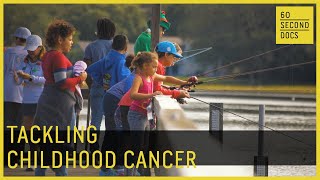 13 Year Old Teaches Kids With Cancer How To Fish