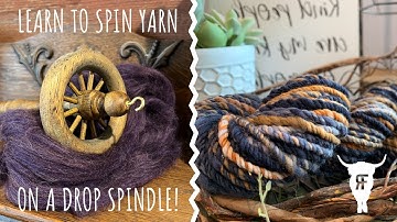 How to Spin Yarn on a Drop Spindle