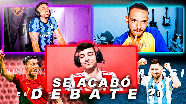 SE ACABÓ EL DEBATE CRISTIANO VS MESSI... ¿BANCAN CHAT? DjMaRiiO y los FUTBOLITOS