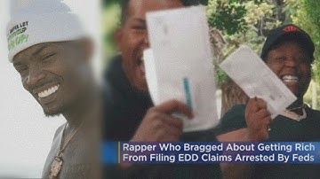 Rapper Nuke Bizzle Arrested For Bragging About Getting Rich From Filing EDD Claims, Feds Involved