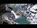 Wanderung Rofflaschlucht mit "begehbarem" Wasserfall (Graubünden / Schweiz)