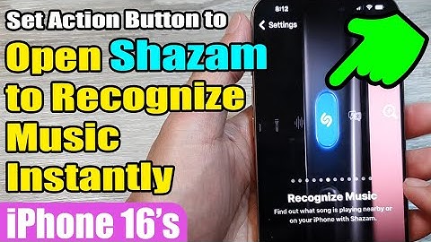 🎵 iPhone 16 Action Button: Open Shazam to Recognize Music Instantly 🎧 | iOS 18 Guide