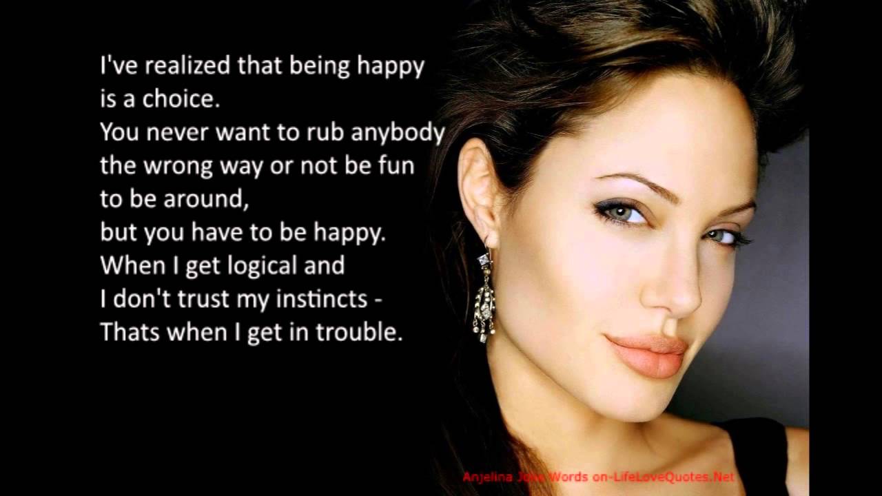 Best Love Quotes by Anjelina Jolie / Life Quotes / Famous 