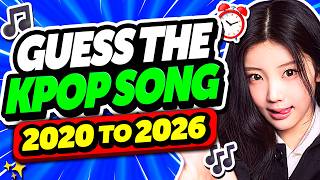 GUESS THE KPOP SONG (2020 - 2026 EDITION) ⚡️| KPOP QUIZ 2026