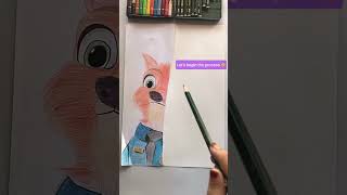 ✨Giving my Old Drawing a ‘ GLOW Up ‘ 🤌🏻🫣#shorts