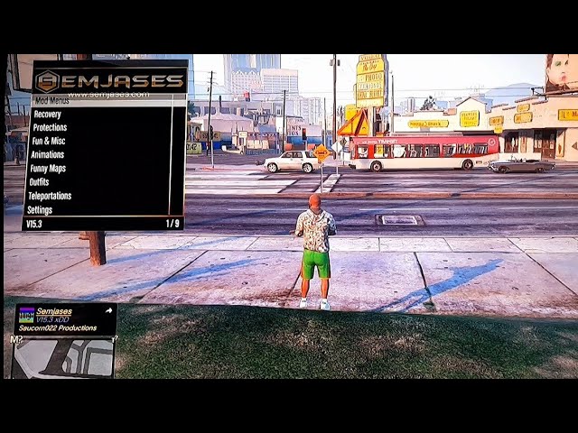 GTA V MOD MENU SEMJASES PS 3 HEN + DOWNLOAD : Free Download