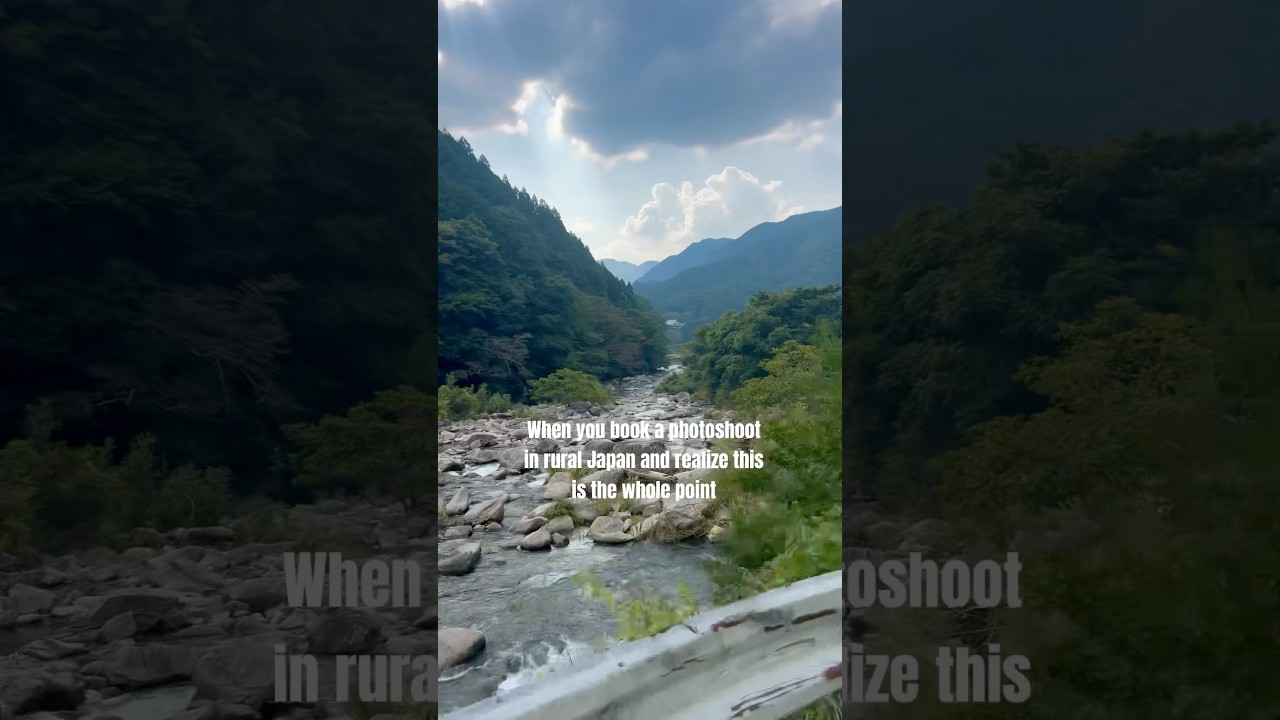 Rural Japan photoshoot 🇯🇵 