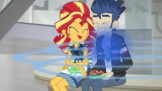 6 Minutos De Momentos Entre Sunset Shimmer Y Flash Sentry En Equestria Girls